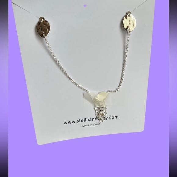 STELLA & RUBY Supreme Textured Necklace NWT MSRP $54 - Picture 6 of 13